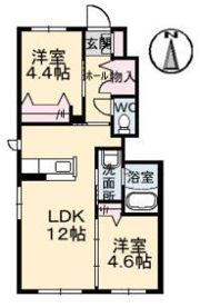 シャーメゾン上林 B棟の間取り画像