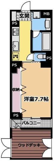 ラ・ヴィスタ西新宿Ⅱの間取り画像
