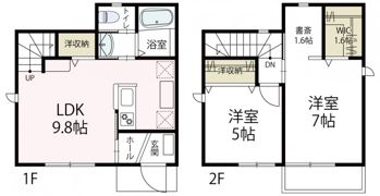 三ツ境貸家の間取り画像