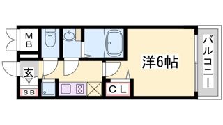 プレサンス三宮エレガンシアの間取り画像