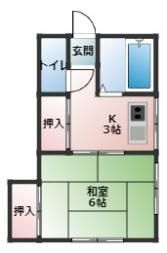 金山荘の間取り画像
