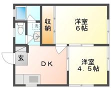 コーポモザン105の間取り画像