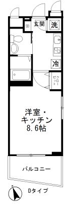 ファンファーレ調布の間取り画像