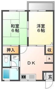 グリーンハイツⅡの間取り画像
