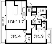 アールベロの間取り画像