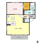 ウィルモア柴田 Aの間取り画像