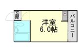 岡本ビラの間取り画像