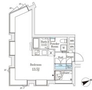 コージーコート四谷坂町の間取り画像