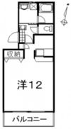ミヅホマンションの間取り画像