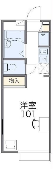 レオパレスフォーブル下馬の間取り画像