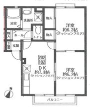 ボヌールの間取り画像