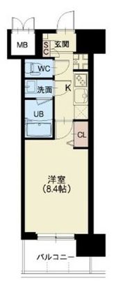Splendide NAMBAIIIの間取り画像