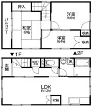 下沢通4丁目貸家の間取り画像
