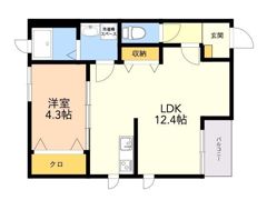 エクラタント博多南の間取り画像