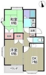 ユニオンⅢBの間取り画像