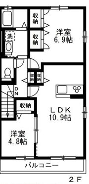リバーⅡの間取り画像