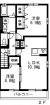 リバーⅡの間取り画像