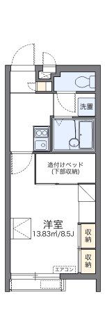 レオパレス金座の間取り画像