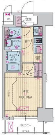 プレサンス四天王寺前夕陽ヶ丘ヴィリードの間取り画像
