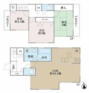 小金井市梶野町4丁目戸建ての間取り画像