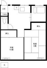 ハイツMOKOの間取り画像