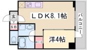 ブエナビスタ神戸駅前の間取り画像