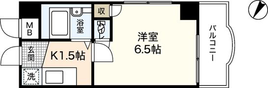 グランビア落合の間取り画像