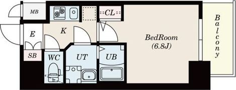 CK-RESIDENCE野並駅前の間取り画像