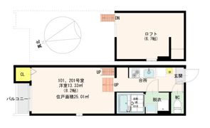 京橋オーガスタの間取り画像