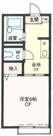 ジュネスハイムの間取り画像