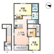 イト早野パレスの間取り画像