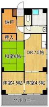プランドール西小倉駅前の間取り画像