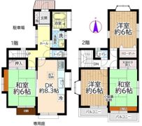 東町貸家の間取り画像