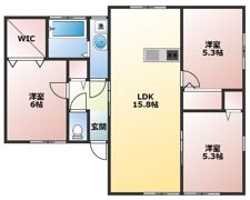 クレステージ新飯塚の間取り画像