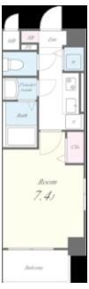 Apartment 桜の間取り画像