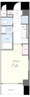Apartment 桜の間取り画像