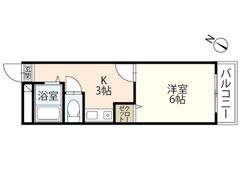 第1パークサイドマンションの間取り画像