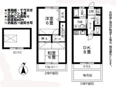 デュエット今川Ⅰの間取り画像