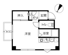 フレンドハイツ 二木の間取り画像