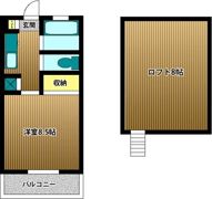 ハピネス行徳の間取り画像