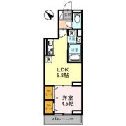 セレスティア白子 Ⅱの間取り画像