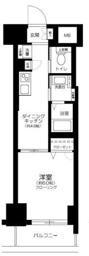 エステムプラザ芝公園の間取り画像