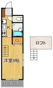 バンブーシュートの間取り画像