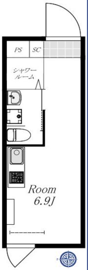 ルレーブ南千住の間取り画像