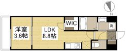 月光 旭川リバーサイドウエストの間取り画像