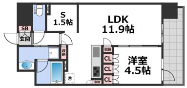 ザ・パークハビオ都島フロントの間取り画像