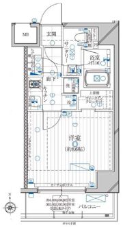 レガリス高田馬場の間取り画像