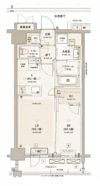 オープンレジデンシア新宿ザ・ハウスの間取り画像