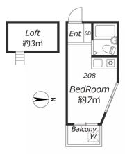 AP325 フォーシム三軒茶屋の間取り画像