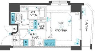 フェニックス武蔵小山の間取り画像